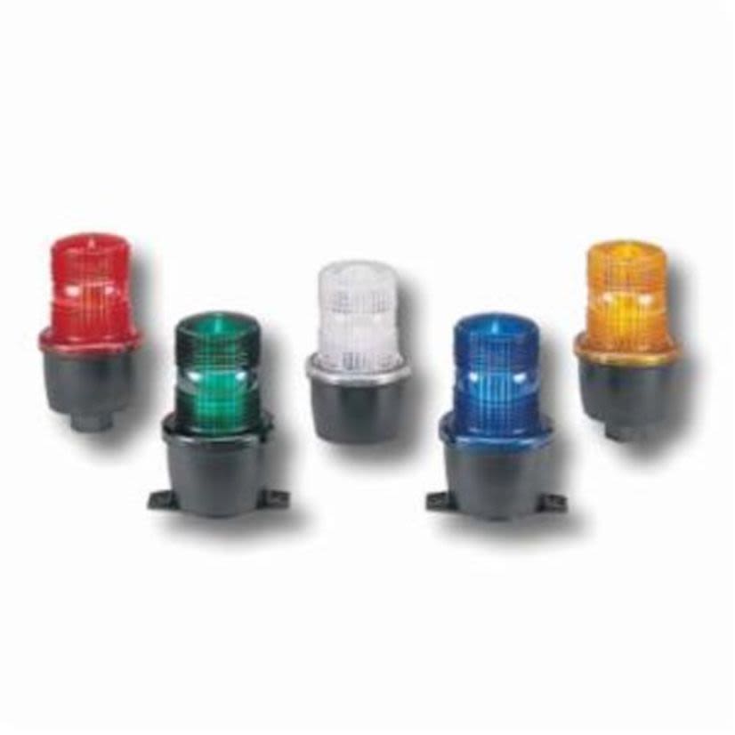 Federal Signal StreamLine® LP3P-120R LP3P Low Profile Strobe Light, 120 VAC, Strobe Tube Lamp, Red, Surface Mount, ARRA Compliant|BAA Compliant|CSA Certified|cUL Listed, 4X/IP66/IP69K NEMA Rating